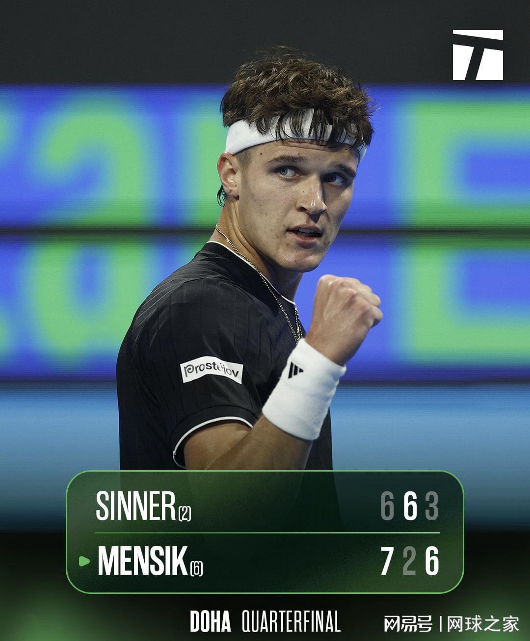 开云平台-多哈之夜：辛纳爆冷出局，阿尔卡拉斯鏖战晋级